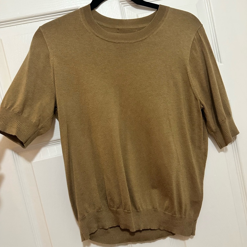 J.Crew short sleeve sweater / size large